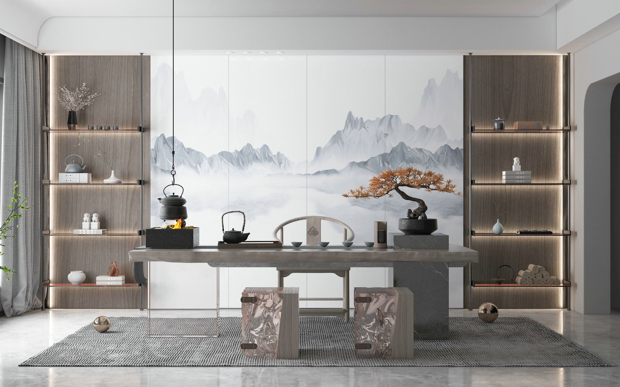 8269063 湖光山色效果图